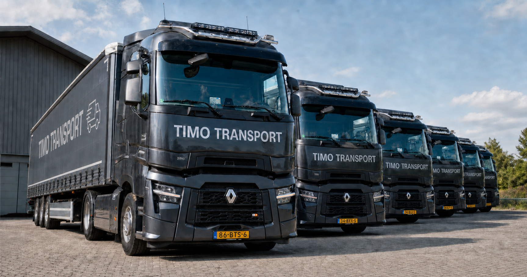 Wagenpark van TIMO Transport